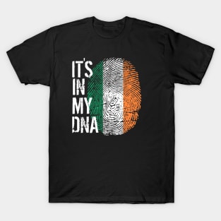 Ireland Flag Fingerprint My Story DNA Irish T-Shirt